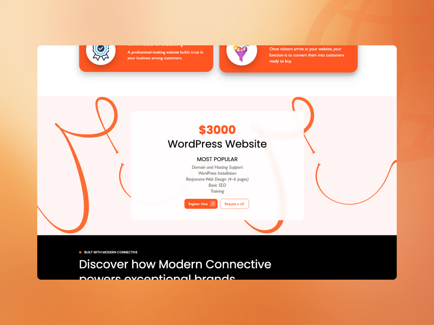 Modern Connective — affiliate page