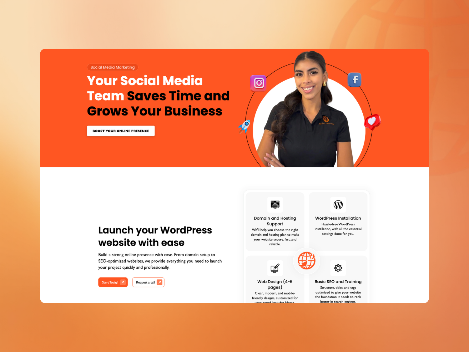 Modern Connective — influencer page